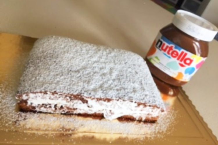 tortë pana nutella